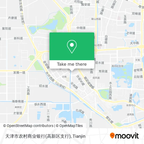 天津市农村商业银行(高新区支行) map