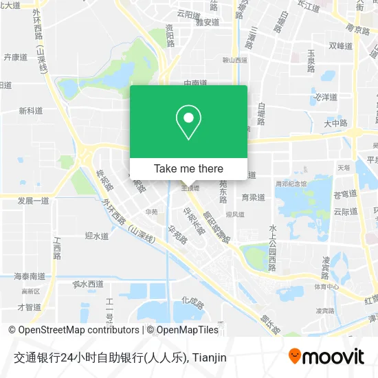 交通银行24小时自助银行(人人乐) map