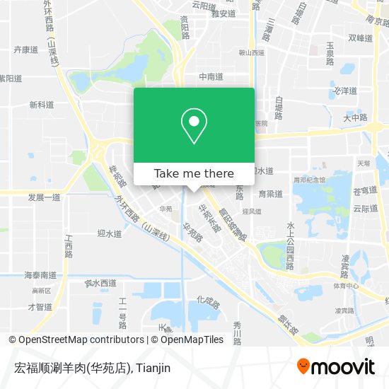 宏福顺涮羊肉(华苑店) map