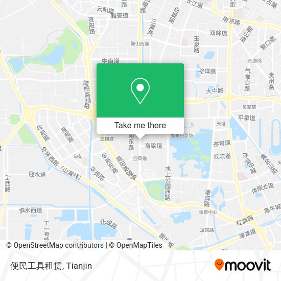 便民工具租赁 map