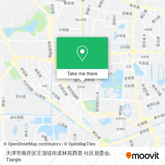 天津市南开区王顶堤街道林苑西里-社区居委会 map