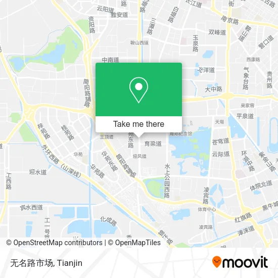 无名路市场 map