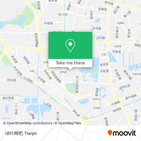 绿叶网吧 map