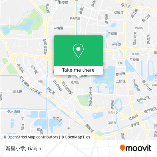 新星小学 map