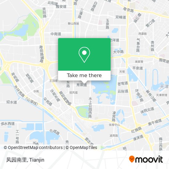 凤园南里 map