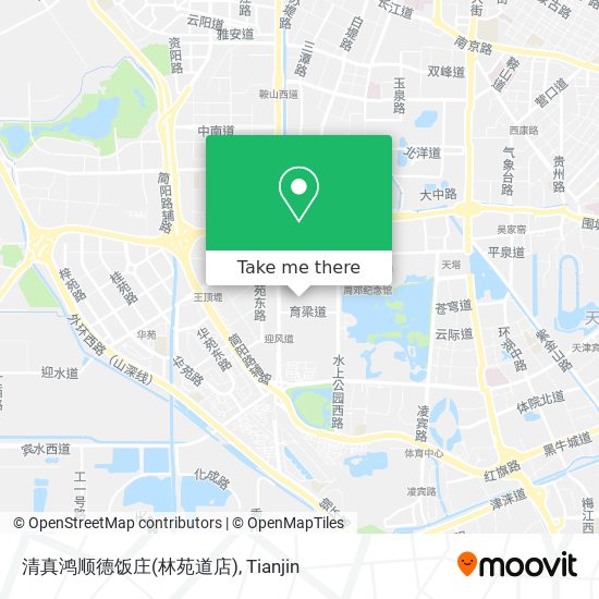 清真鸿顺德饭庄(林苑道店) map