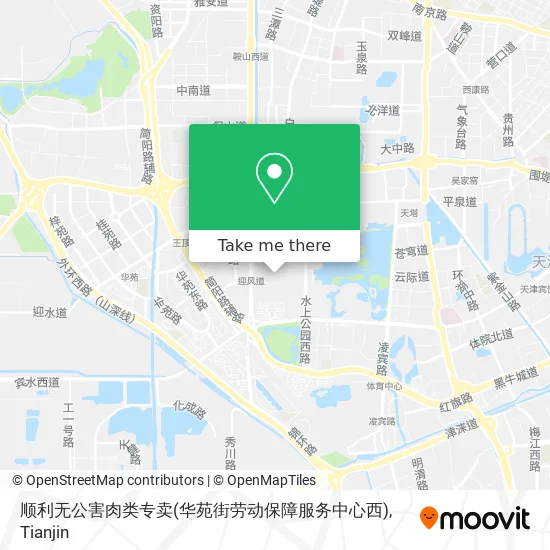 顺利无公害肉类专卖(华苑街劳动保障服务中心西) map