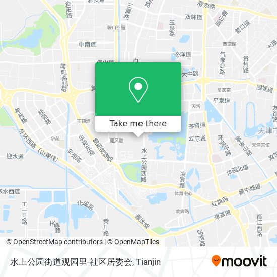 水上公园街道观园里-社区居委会 map
