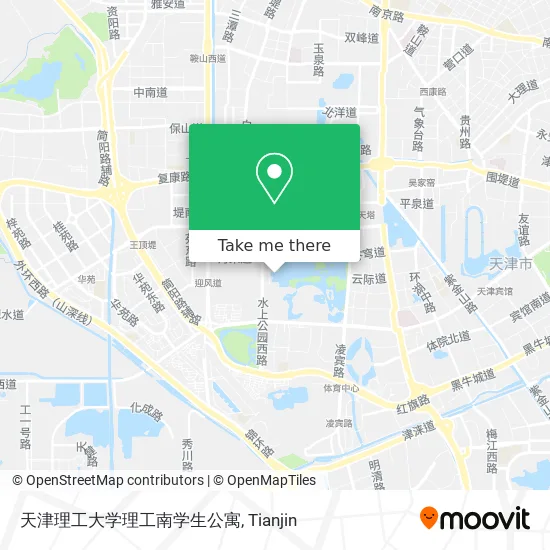 天津理工大学理工南学生公寓 map