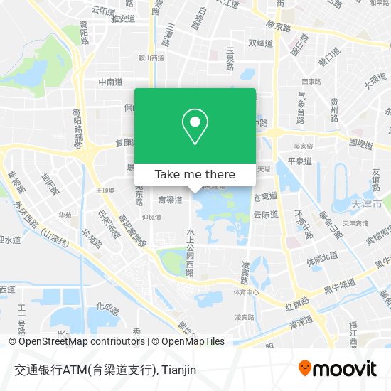 交通银行ATM(育梁道支行) map