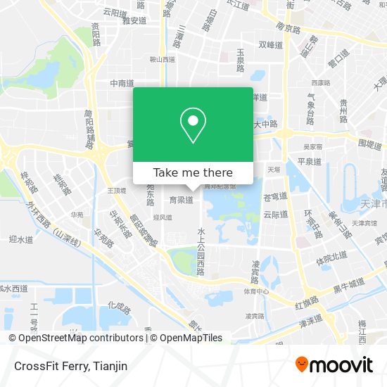 CrossFit  Ferry map