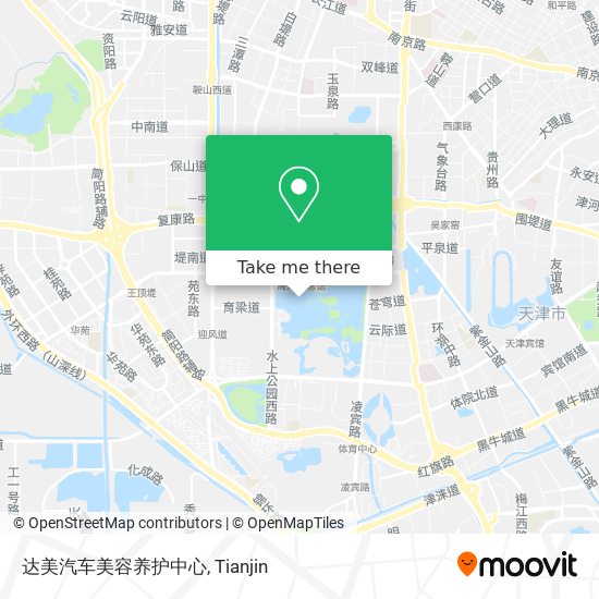 达美汽车美容养护中心 map