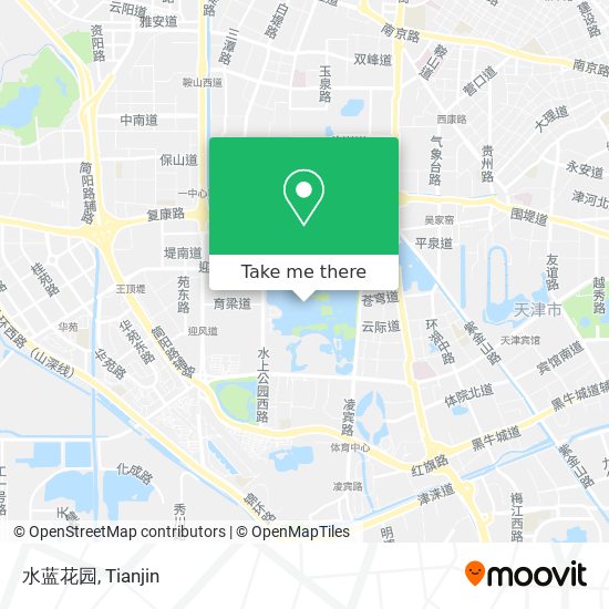 水蓝花园 map