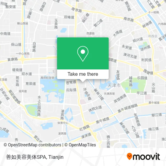 善如美容美体SPA map