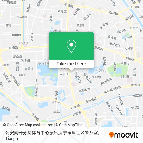 公安南开分局体育中心派出所宁乐里社区警务室 map