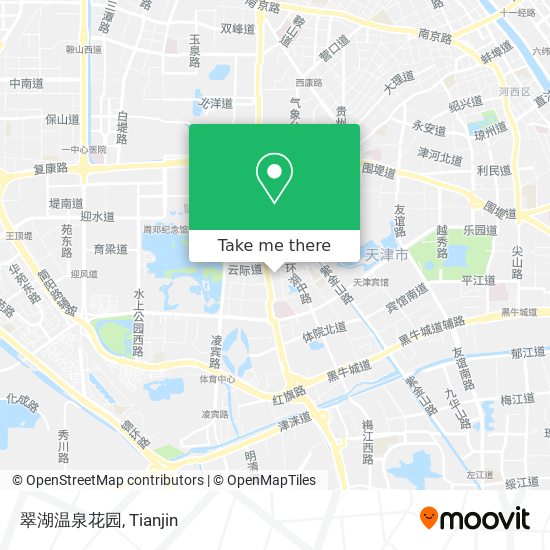 翠湖温泉花园 map