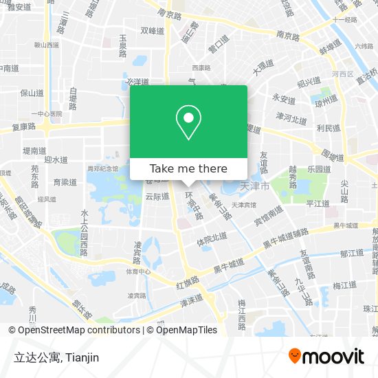 立达公寓 map