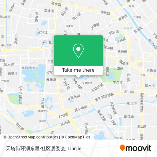 天塔街环湖东里-社区居委会 map
