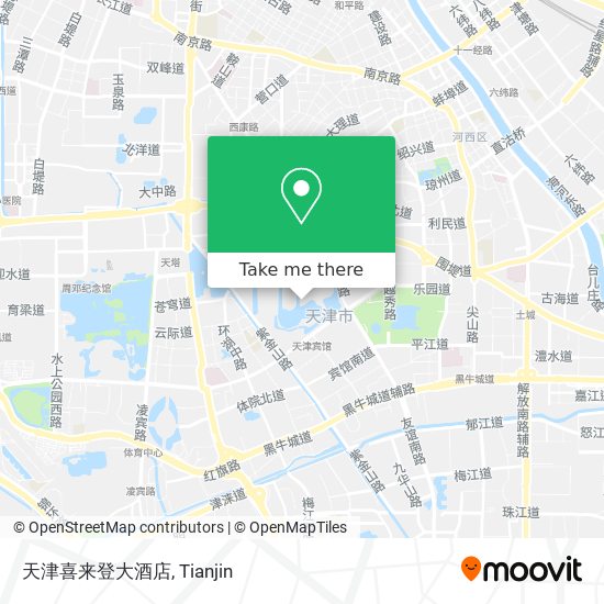 天津喜来登大酒店 map