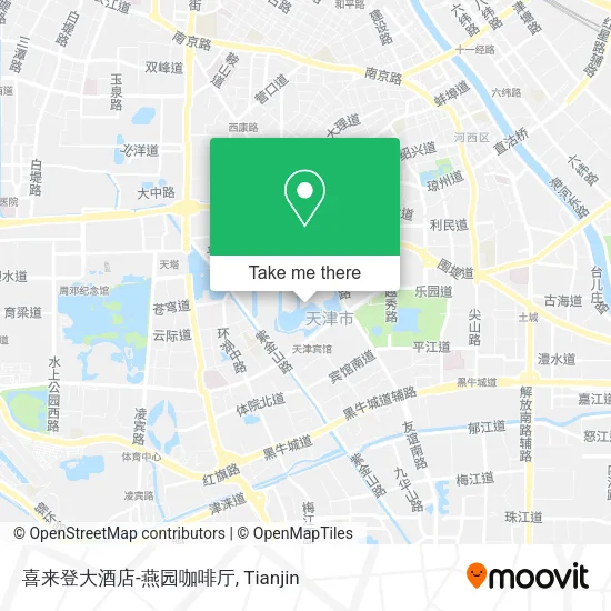 喜来登大酒店-燕园咖啡厅 map
