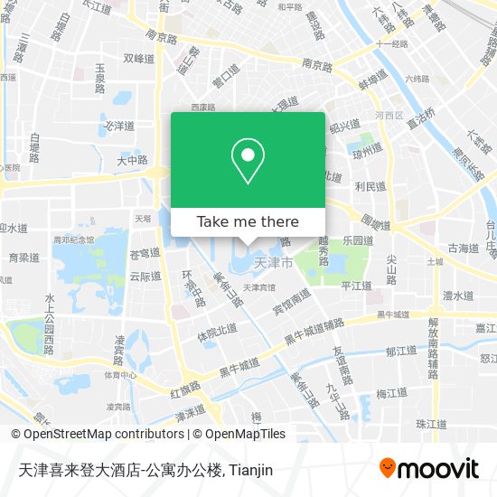 天津喜来登大酒店-公寓办公楼 map