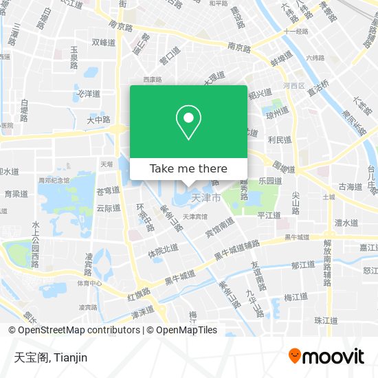 天宝阁 map