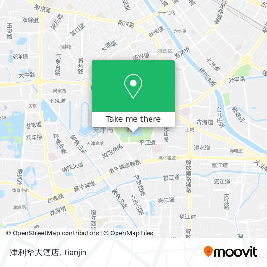 津利华大酒店 map