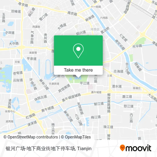 银河广场-地下商业街地下停车场 map