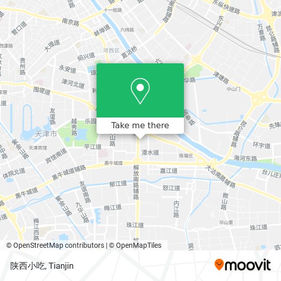 陕西小吃 map