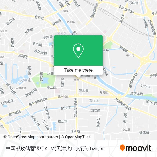中国邮政储蓄银行ATM(天津尖山支行) map