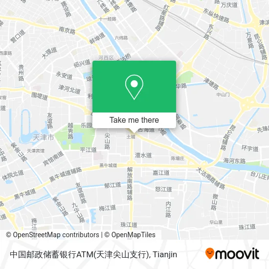 中国邮政储蓄银行ATM(天津尖山支行) map
