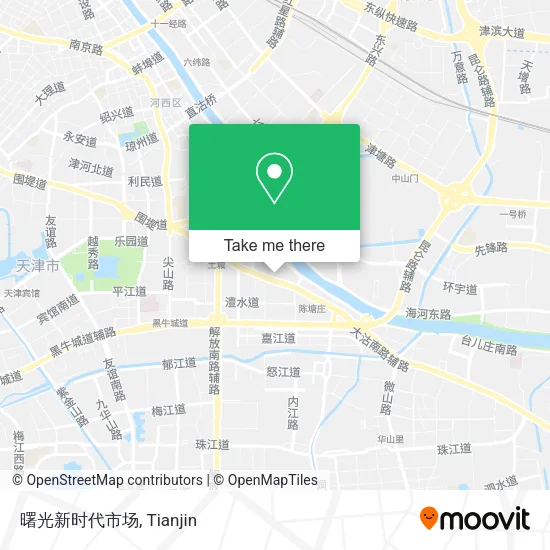 曙光新时代市场 map