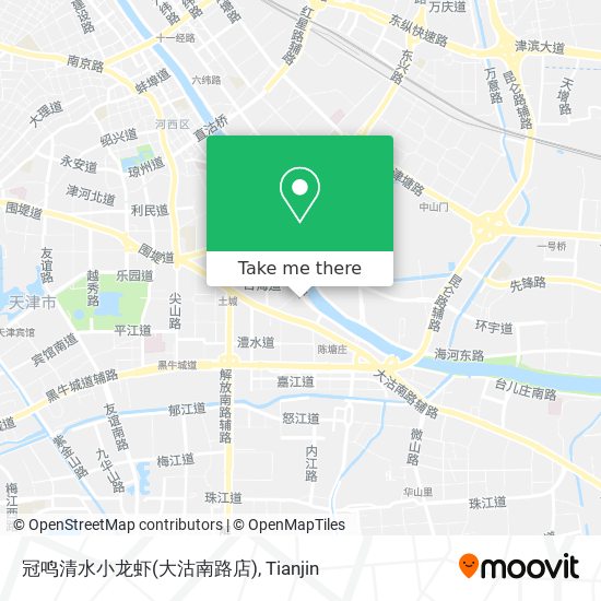 冠鸣清水小龙虾(大沽南路店) map