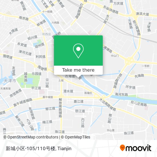 新城小区-105/110号楼 map