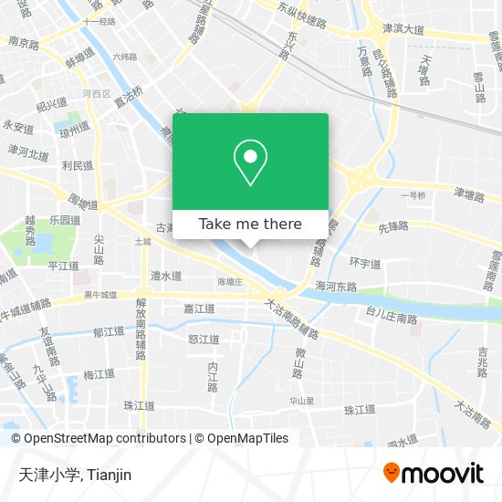 天津小学 map
