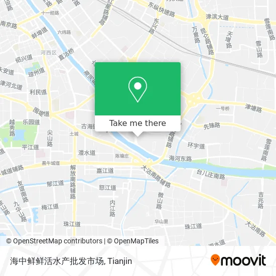 海中鲜鲜活水产批发市场 map