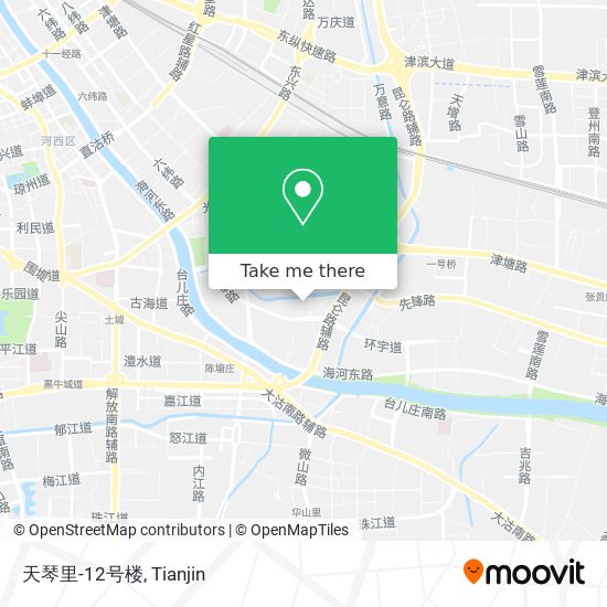 天琴里-12号楼 map