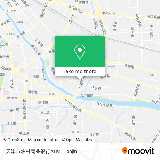 天津市农村商业银行ATM map
