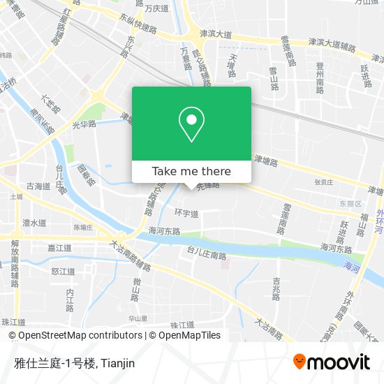 雅仕兰庭-1号楼 map