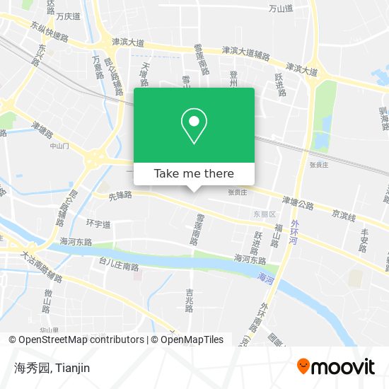 海秀园 map