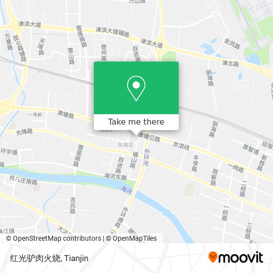 红光驴肉火烧 map