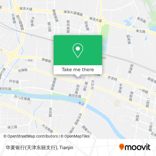 华夏银行(天津东丽支行) map