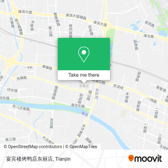 宴宾楼烤鸭店东丽店 map