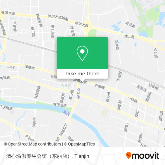 清心瑜伽养生会馆（东丽店） map