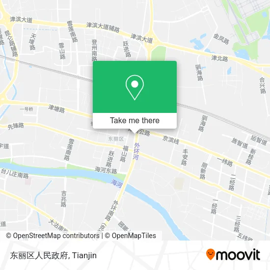 东丽区人民政府 map