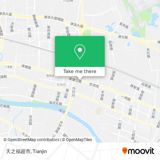 天之福超市 map
