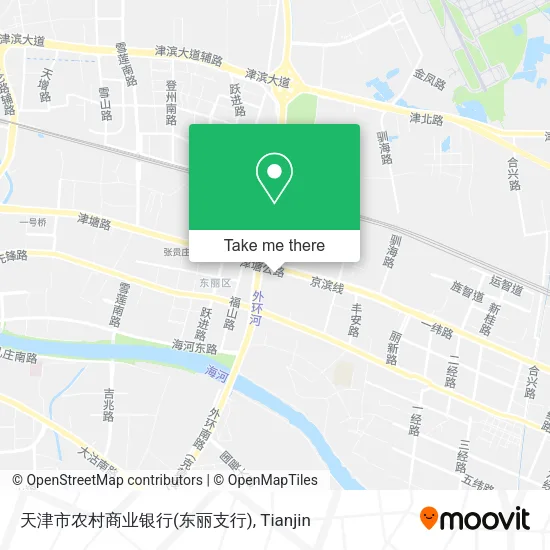 天津市农村商业银行(东丽支行) map
