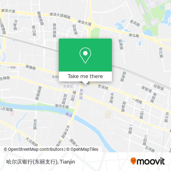 哈尔滨银行(东丽支行) map
