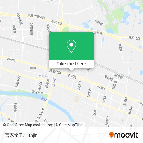 曹家饺子 map