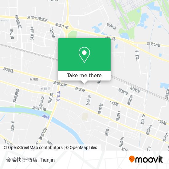 金滦快捷酒店 map